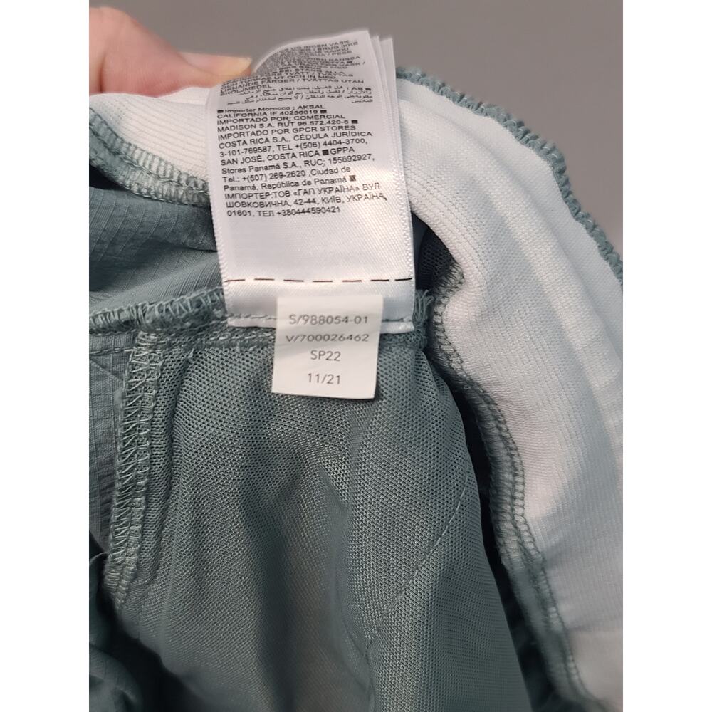 Athleta Light Blue Cropped Drawstring Pants - Picture 5 of 7